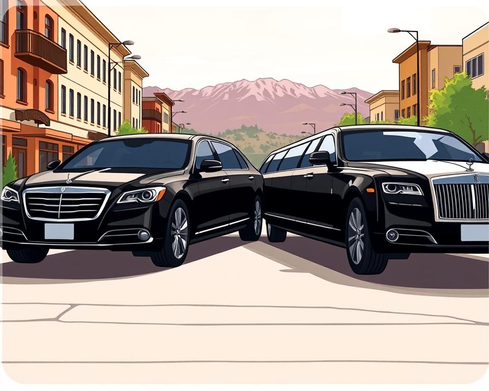 Sedan and limousine service near me Coors Field