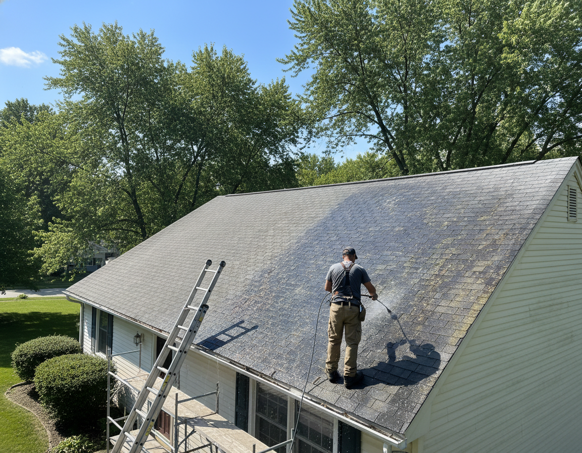 Roof Cleaning In Upper Arlington